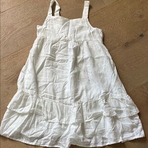 Old Navy White Ruffled Kids Dress